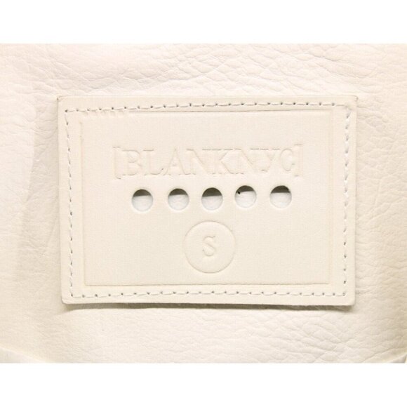 BLANK NYC Women's Vegan Faux Leather Embroidered Palm Tree Moto Jacket Sz S - Picture 5 of 9